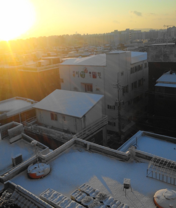 Snowy Sunrise