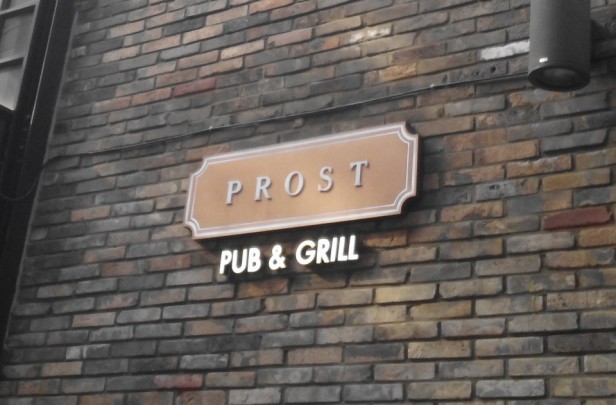 Prost Pub and Grill Itaewon Seoul Sign