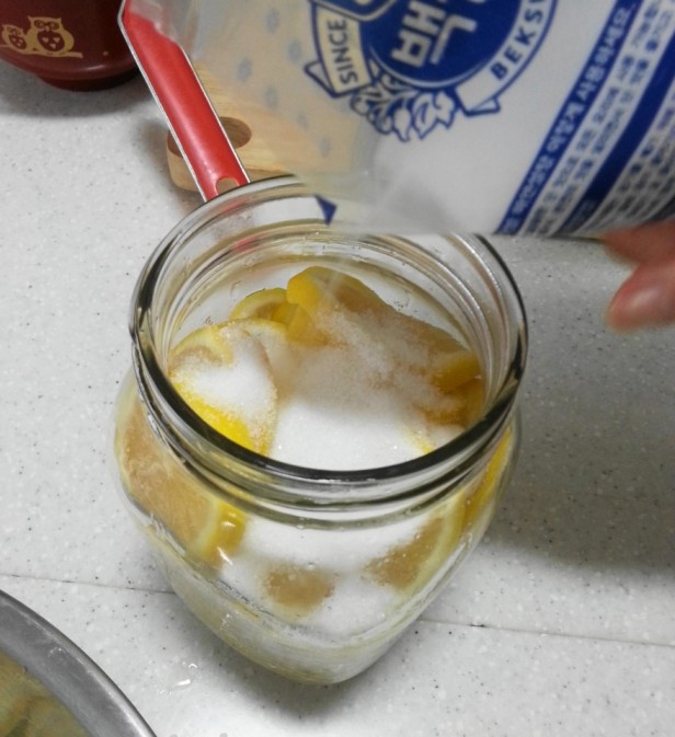 Korean Lemon Tea Sugar Top