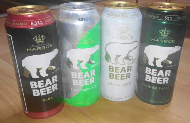 Bear Beer in South Korea Range