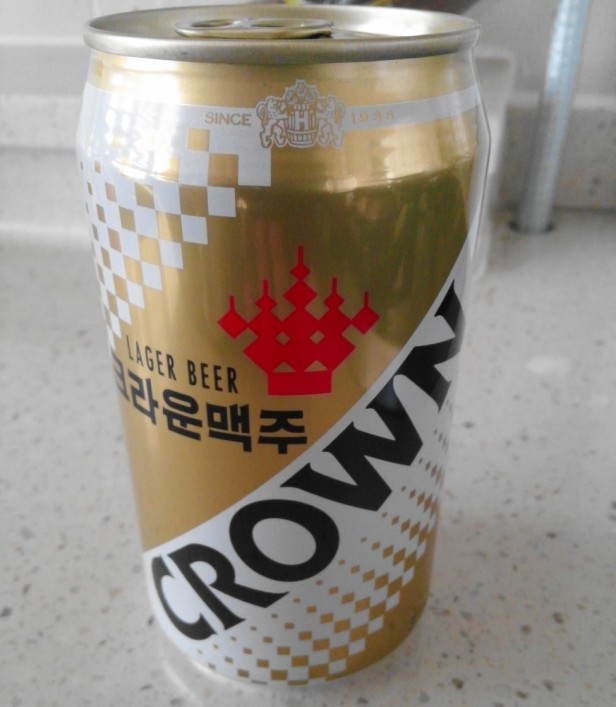 Korean Crown Beer 2016 330 can